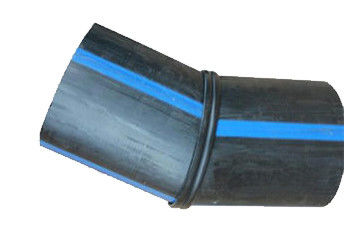 น้ำหนักท่อเหล็กข้อต่อเชื่อมที่สมบูรณ์แบบก้น HDPE 45 องศาศอก