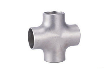 ANSI Connect Pipes DN15 เหล็กกล้าคาร์บอน Buttweld Cross