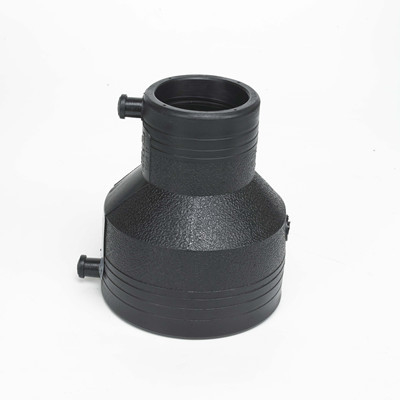 PE100 HDPE Pipe Fittings เครื่องเชื่อม Electrofusion Reducer 200 * 110mm