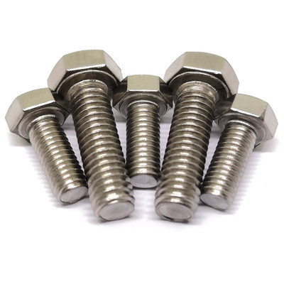 DIN933 DIN931 อุปกรณ์ท่อเหล็กอุตสาหกรรม M8 M10 เกรด 8.8 10.9 Bolt High Strength