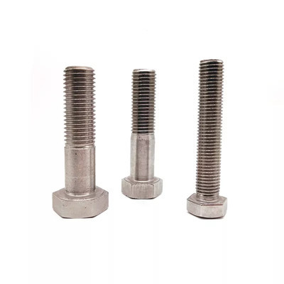 DIN933 SS304 SS316 m2-m20 สลักเกลียวหกเหลี่ยมสแตนเลส