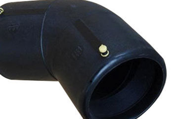 45 องศา HDPE Elbow Electrofusion ฟิตติ้งสำหรับน้ำ