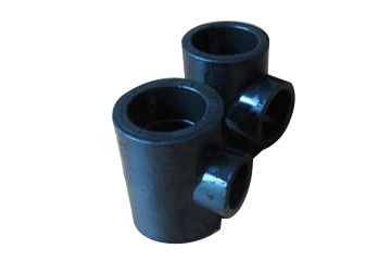 กระทรวงสาธารณสุขสกรูข้อต่อซ็อกเก็ตก้น Tee อุปกรณ์ท่อ HDPE