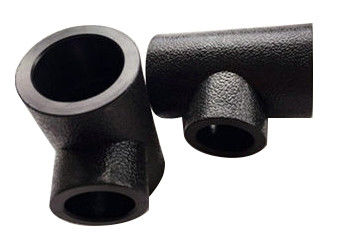 กระทรวงสาธารณสุขสกรูข้อต่อซ็อกเก็ตก้น Tee อุปกรณ์ท่อ HDPE
