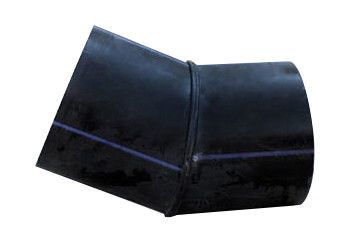 ข้อต่อเชื่อมก้น 45 °ข้อศอกอุปกรณ์ HDPE ท่อ