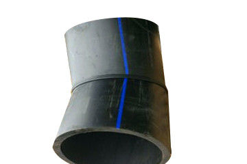 ข้อต่อเชื่อมก้น 45 °ข้อศอกอุปกรณ์ HDPE ท่อ