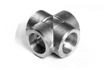 4 Way Steel Pipe Cross 316L SS Socket ข้อต่อเชื่อม