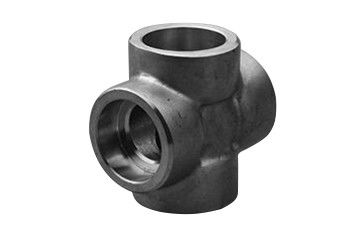 4 Way Steel Pipe Cross 316L SS Socket ข้อต่อเชื่อม