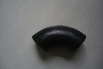 ศอกเหล็กกล้าคาร์บอนสีดำรอยรัศมียาวศอก 90 องศา