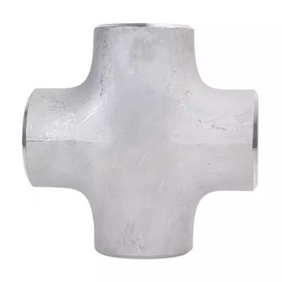 ข้อต่อท่อสแตนเลส DIN 4 นิ้ว SS304 4 Way Welded Cross