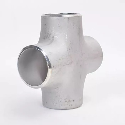 ข้อต่อท่อสแตนเลส DIN 4 นิ้ว SS304 4 Way Welded Cross