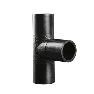 SCH40 DN20-110 อุปกรณ์บีบอัดท่อ hdpe HDPE tee