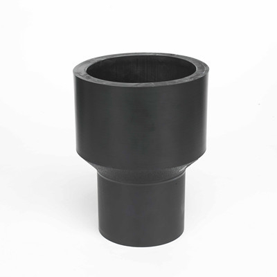 DN110 * 90 PE 100 อุปกรณ์ท่อ HDPE การเชื่อมแบบชน HDPE reducer